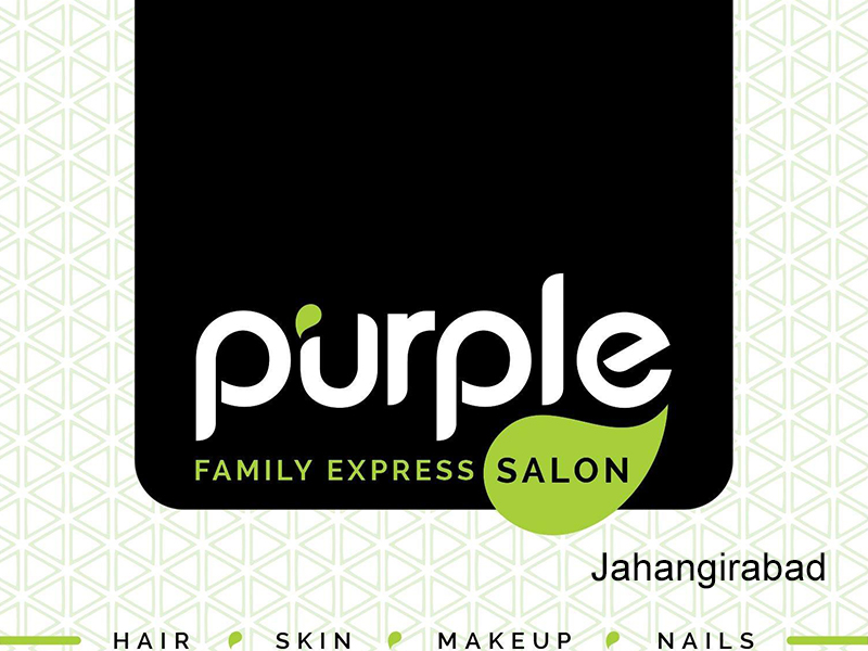 Purple Express Salon Banner